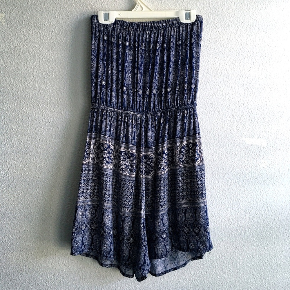 Paisley Pattern Romper - Picture 3 of 4